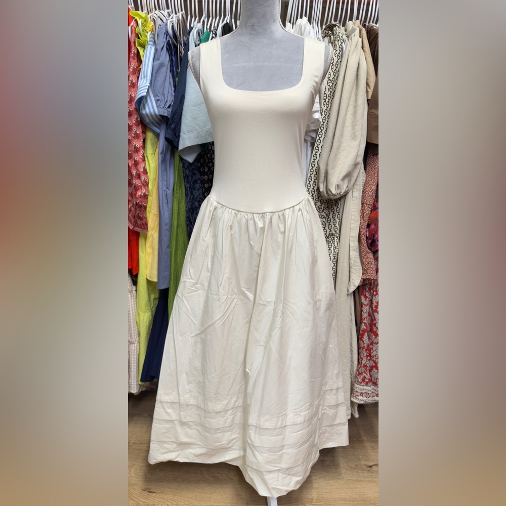 NWT JCREW Drop-waist mixy dress
